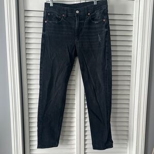 American Eagle Outfitters Black Straight Leg Jeans